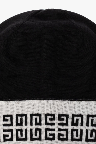 Shop Givenchy 4g Monogrammed Knit Beanie
