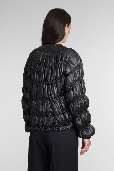 Shop Chloé Puffer In Black Leather