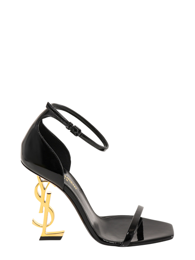 Shop Saint Laurent Opyum Sandals In Black