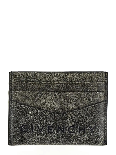 Shop Givenchy Card Holder In Grey