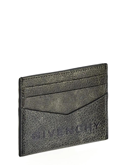 Shop Givenchy Card Holder In Grey