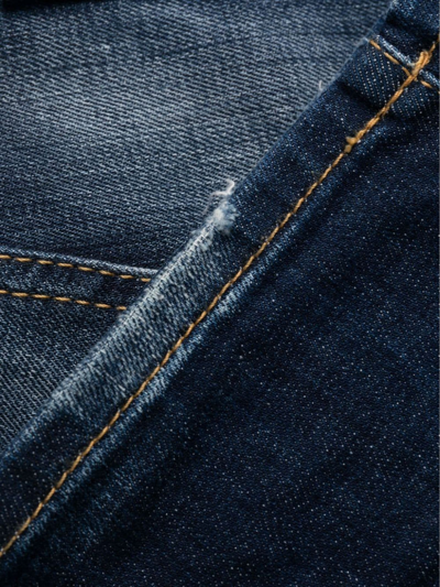 Shop Dsquared2 Blue Stretch-cotton Cool Guy Jeans