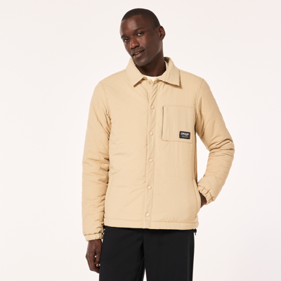 Shop Oakley Quilted Sherpa Jacket In Humus