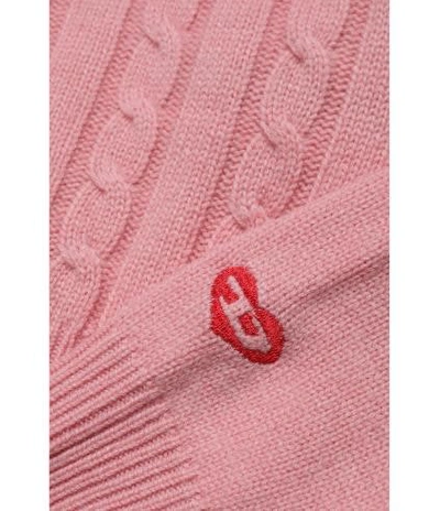 Shop Diesel Pullover With Logo In Pink