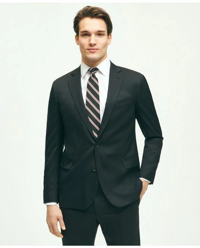 Shop Brooks Brothers Classic Fit Wool 1818 Suit | Black | Size 46 Regular