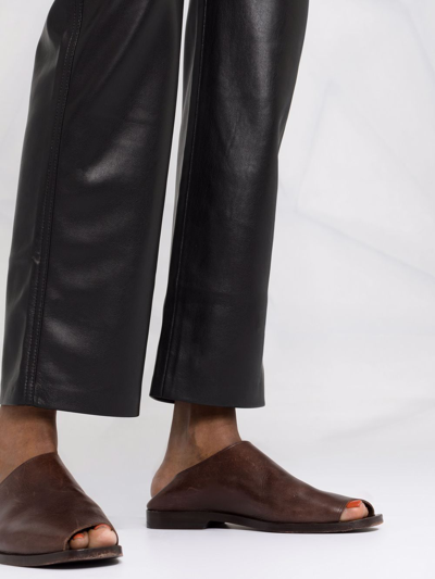 Shop Nanushka Synthetic Fibers Trousers In Black