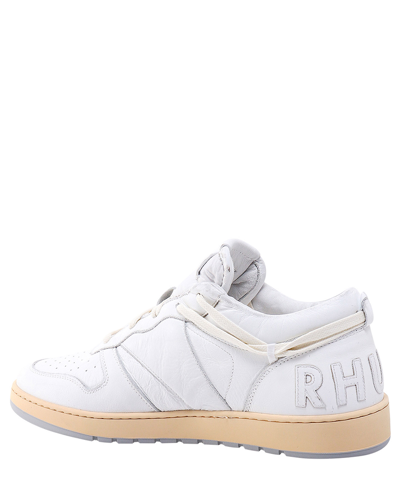 Shop Rhude Rhecess - Low Sneakers In White