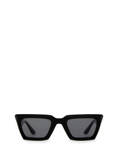 Shop Akila Paradox Geometric Frame Sunglasses In Black