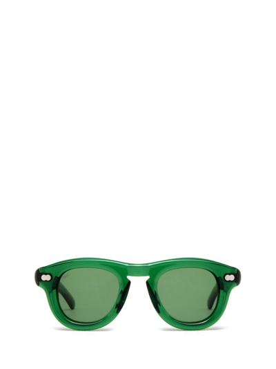 Shop Akila Jive Round Frame Sunglasses In Green