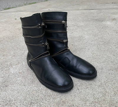 Raf simons accordion store boots