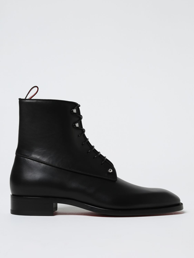 Shop Christian Louboutin Boots Men Black Men