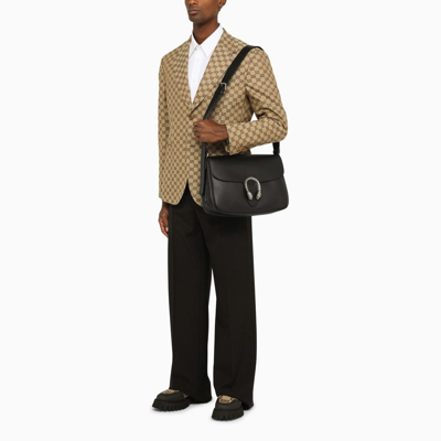Shop Gucci Dionysus Medium Shoulder Bag Black Men