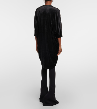 Rick Owens Em Oversized Top In Black
