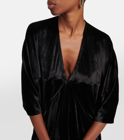 Rick Owens Em Oversized Top In Black