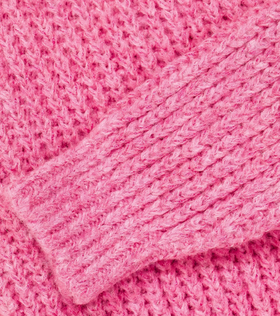 The New Society Ambrosia Ribbed-knit Sweater In Pink
