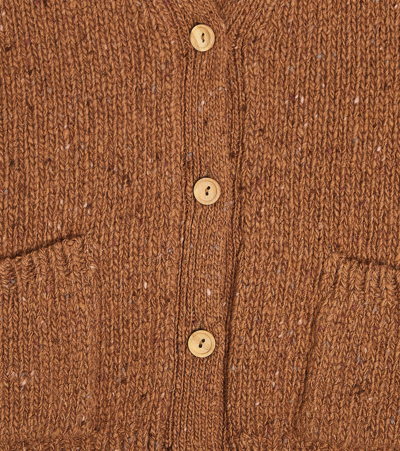 Shop The New Society Tirso Wool-blend Cardigan In Beige