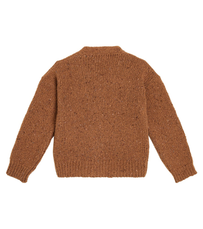 Shop The New Society Tirso Wool-blend Cardigan In Beige