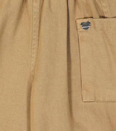 Shop Monnalisa Wide-leg Cargo Pants In Brown