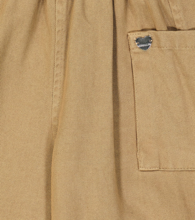 Monnalisa Wide-leg Cargo Pants In Brown