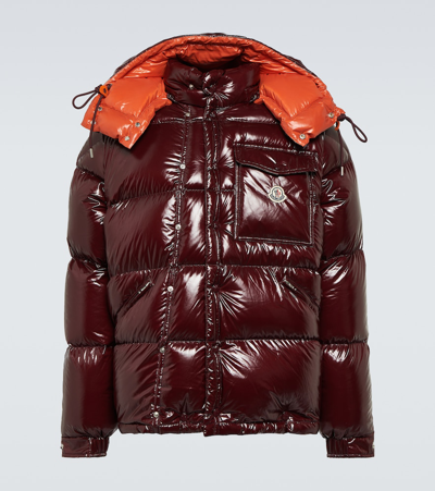 Shop Moncler Karakorum Ripstop Down Jacket In Purple