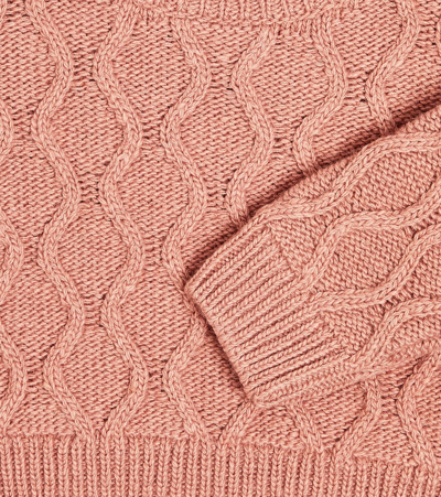 The New Society Baby Fantasy Wool-blend Sweater In Pink