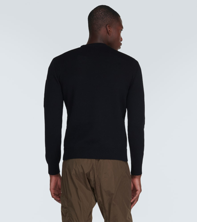 C.p. Company Cotton Crewneck Sweatshirt In Black
