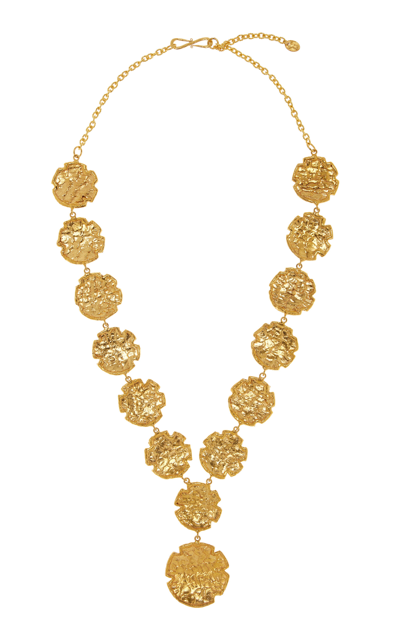 Shop Sylvia Toledano Swan 22k Gold-plated Necklace