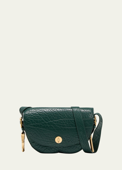 Shop Burberry Chess Small Leather Satchel Bag In Vine
