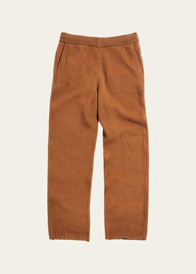 Shop The Elder Statesman X Zegna Men's Oasi Cashmere Brushed Pull-on Pants In Md Brw Sld