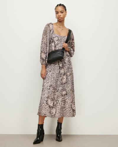 Shop Allsaints Amara Laertes Maxi Dress