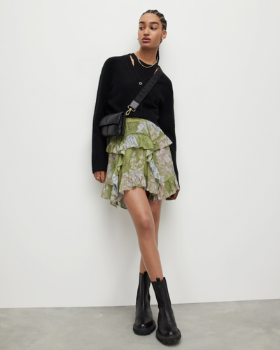 Shop Allsaints Reese Venetia Mini Skirt