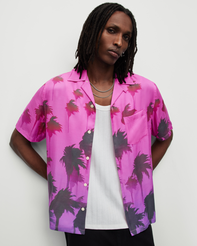 Shop Allsaints Islands Tropical Print Relaxed Shirt