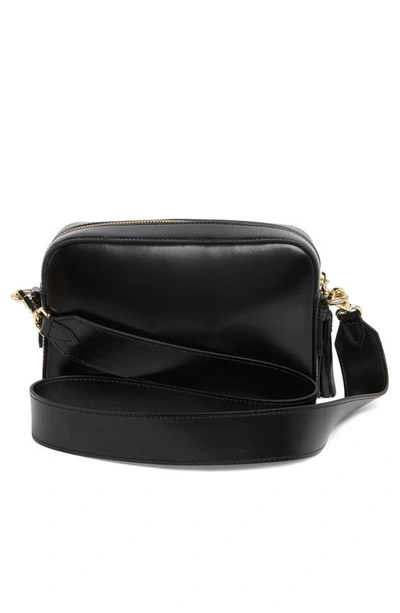 Shop Valentino By Mario Valentino Babette Lavoro Leather Crossbody Camera Bag In Black
