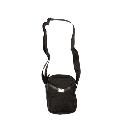 Shop Rhude Black Logo Side Crossbody Bag