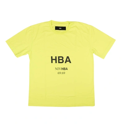 Shop Hood By Air Lime Logo Short Sleeve T-shirt In Green