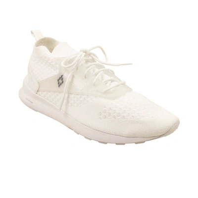 Shop Marcelo Burlon County Of Milan X Reebok White Knit Zoku Low Top Sneakers