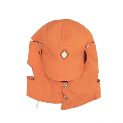 Shop A-cold-wall* Men's Orange Flap Logo Baseball Cap