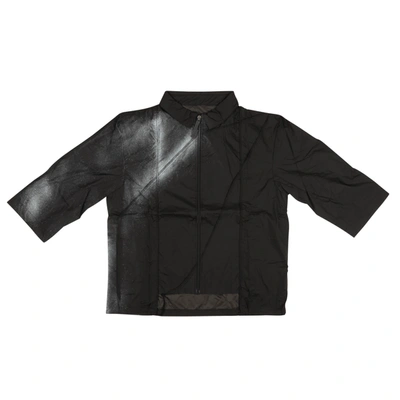 Shop A-cold-wall* Men's Black Spray Paint Logo Track Shirt