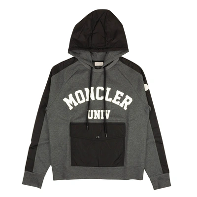Shop Moncler Univ Sweatshirt In Grey