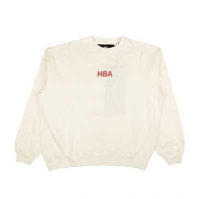 Shop Hood By Air White Patches Crewneck Sweatshirt