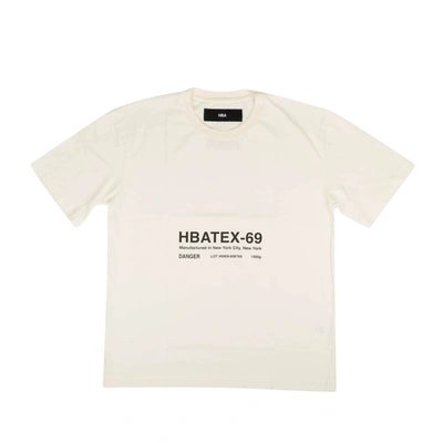 Shop Hood By Air White Black Logo Short Sleeve T-shirt