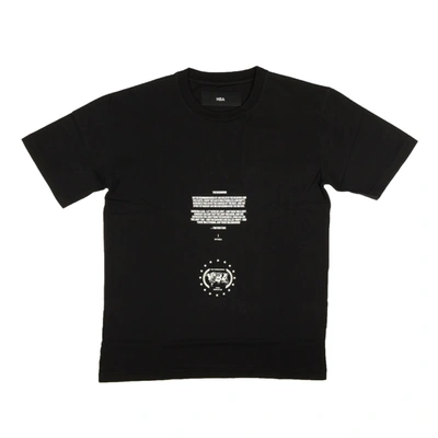 Shop Hood By Air Black Beginning Short Sleeve T-shirt