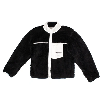 Shop Ambush Black Fleece Logo Jacket