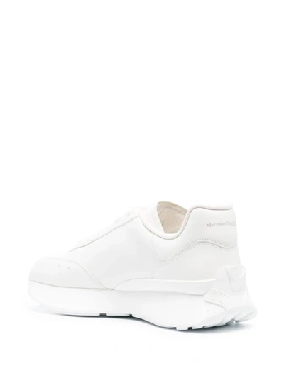 Shop Alexander Mcqueen Sprinter Runner Sneakers In White