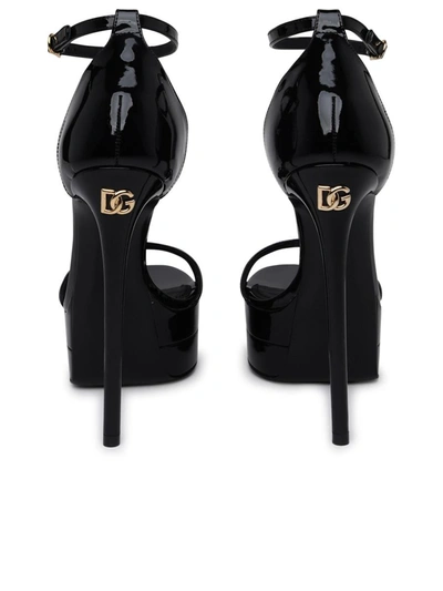 Shop Dolce & Gabbana Platform Sandal In Black