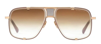 Shop Dita Mach-five I Navigator Sunglasses In Brown