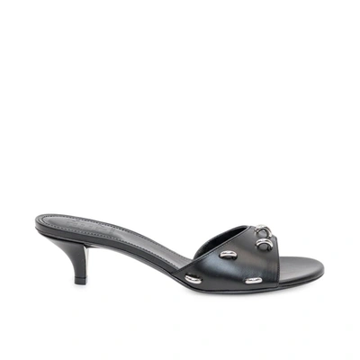 Shop Givenchy Show Heel Mules In Black
