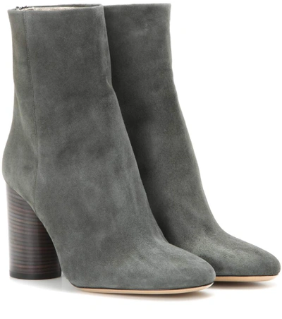 Isabel Marant Garett Suede Ankle Boots In Grey