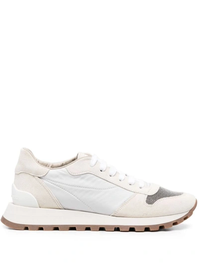 Shop Brunello Cucinelli Sneakers Shoes In White