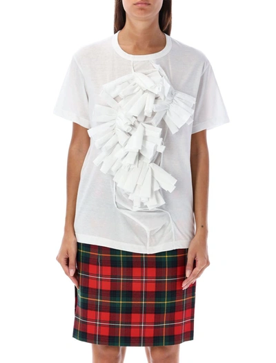 Shop Comme Des Garçons Tshirt Decor In White